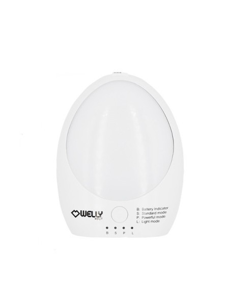 Esterilizador de ozono welly enojy multifuncional portatil con luz nocturna 1000mah blanco WY20000