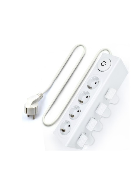 Welly Enjoy IT Regleta WY13160 4 salidas Schuko 16A con Booster Switch