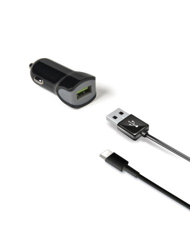 Celly CCUSBTYPEC Cargador coche usb 2.0 negro
