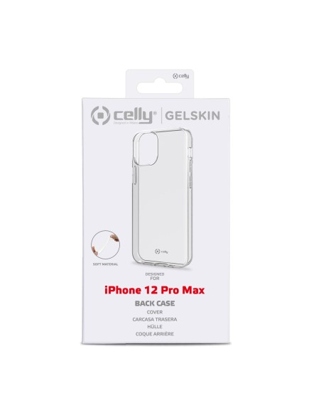 Celly Gelskin funda para teléfono móvil 17 cm (6.7") Transparente