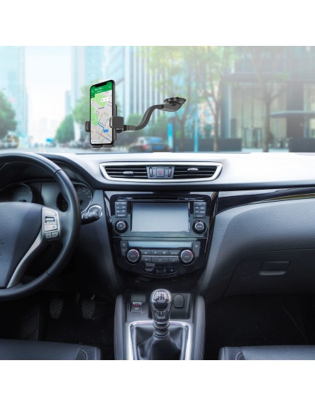 Celly MOUNTFLEXPLUSBK soporte Soporte pasivo Teléfono móvil smartphone Negro