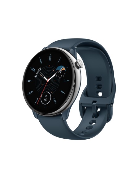 Amazfit GTR Mini 3,25 cm (1.28") AMOLED 42 mm Digital 416 x 416 Pixeles Pantalla táctil Azul, Plata GPS (satélite)
