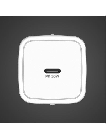 Celly TC1USBC30WWH cargador de dispositivo móvil Smartphone, Reloj inteligente, Tableta Blanco Corriente alterna Interior