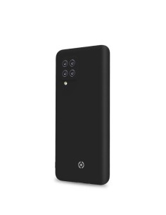 Celly Cromo funda para teléfono móvil 16 cm (6.3") Negro