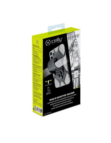 Celly Swipe Bike Soporte pasivo Teléfono móvil smartphone Gris