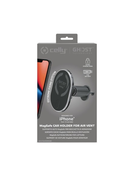 Celly GHOSTSUPERMAG Soporte pasivo Teléfono móvil smartphone Negro