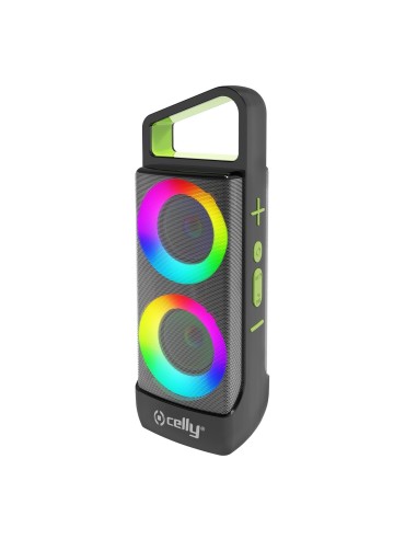 Celly GROOVERGBBK altavoz portátil o de fiesta Negro 10 W
