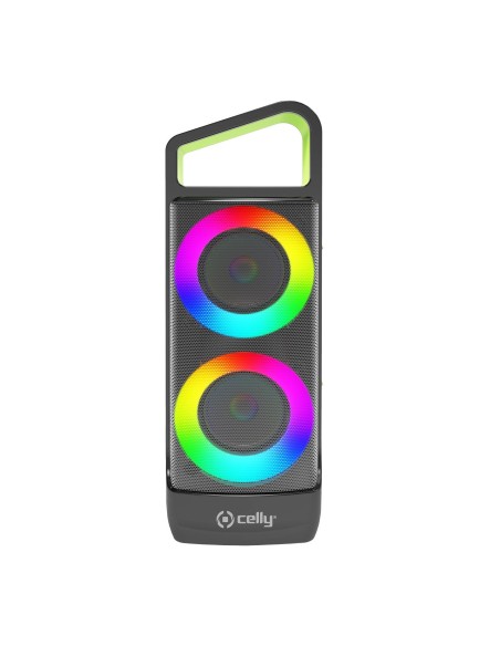 Celly GROOVERGBBK altavoz portátil o de fiesta Negro 10 W