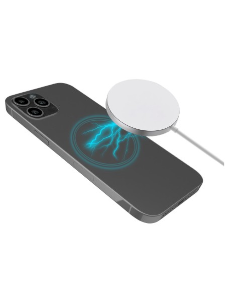 Celly MAGCHARGE cargador de dispositivo móvil Plata, Blanco Interior