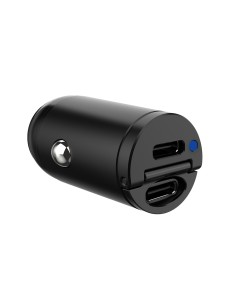 Celly CCMINI2USBCBK cargador de dispositivo móvil Smartphone, Tableta Negro Encendedor de cigarrillos Auto