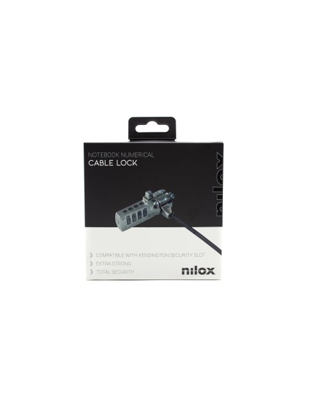 Cable seguridad para portatil nilox combinacion 4 digitos 1.5m