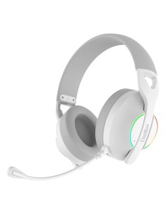 AURICULAR COOLBOX INALAMBRICOS GAMING MULTIDISPOSITIVO MICRO WB01 RGB BLANCO