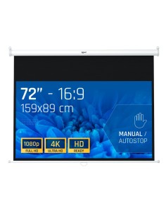 iggual Pantalla manual 16 9 72" 159x89 cm