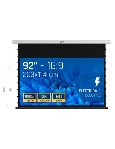 iggual Pantalla eléc tensionada 16 9 92" 203x114cm