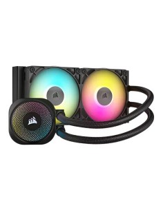 refrigerador liquido cpu corsair titan 240 rx rgb icue link black cw-9061016-ww