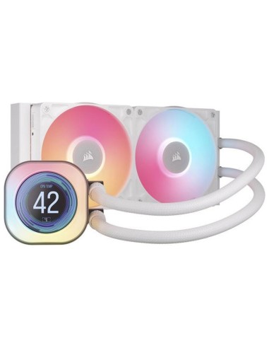 REFRIGERADOR LIQUIDO CPU CORSAIR ICUELINK TITAN240RX LCD AIO WHITE CW-9061025-WW