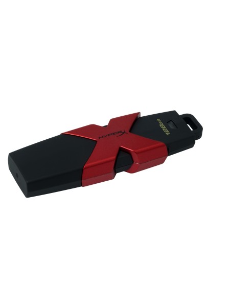 HyperX HXS3 128GB unidad flash USB USB tipo A 3.2 Gen 1 (3.1 Gen 1) Negro, Rojo