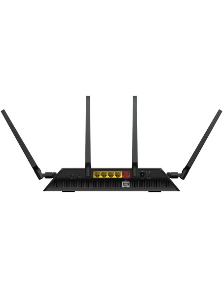 Netgear D7800 router inalámbrico Doble banda (2,4 GHz   5 GHz) Gigabit Ethernet Negro