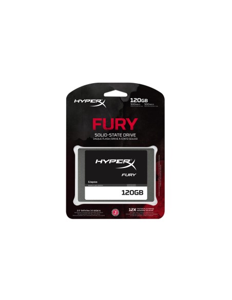 HyperX FURY SHFS37A 120G unidad de estado sólido 2.5" 120 GB Serial ATA III