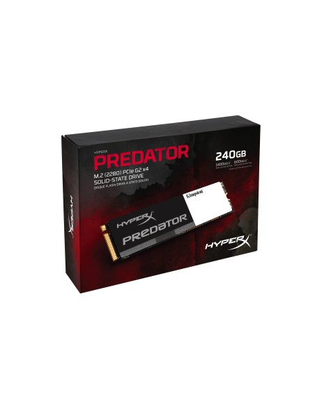 HyperX Predator SHPM2280P2 240G unidad de estado sólido M.2 240 GB PCI Express 2.0 MLC