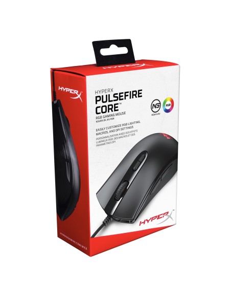 HyperX Pulsefire Core 6200DPI Negro RGB