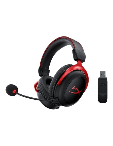 HyperX HHSC2X-BA-RD G auricular y casco Auriculares Diadema Negro, Rojo
