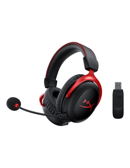 HyperX HHSC2X-BA-RD G auricular y casco Auriculares Diadema Negro, Rojo