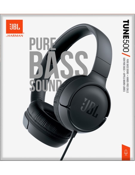 JBL Tune 500 Auriculares Diadema Conector de 3,5 mm Negro