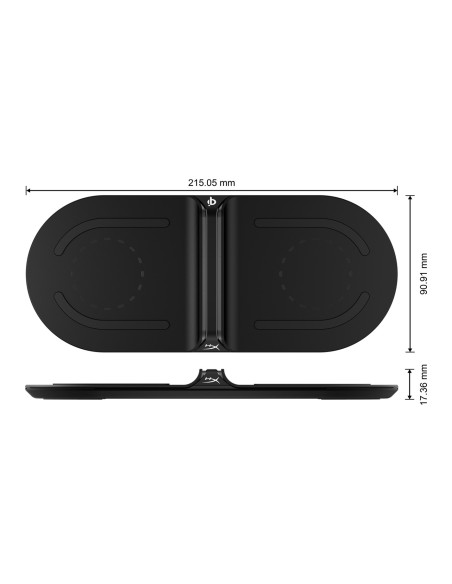 HyperX ChargePlay Base Negro Interior