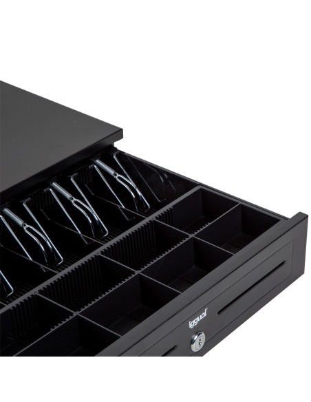 iggual Cajón portamonedas IRON-HD 41cm 5+8 negro