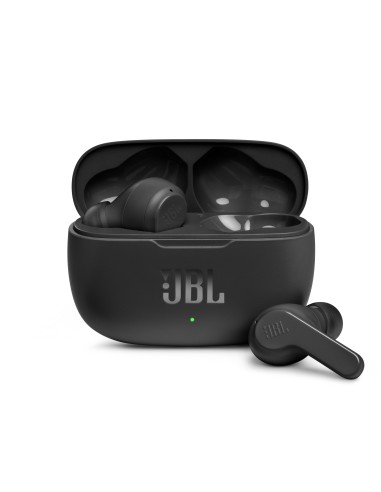 AURICULARES BLUETOOTH JBL WAVE 200TWS CON MICRO NEGRO