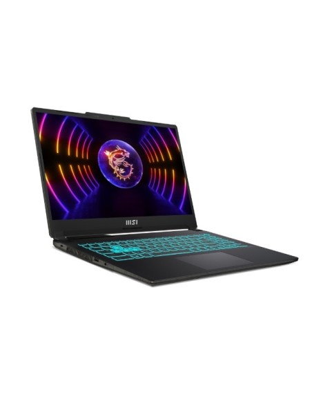 MSI PORTATIL CYBORG 15 A13VE-842ES. 15.6" FHD (1920*1080), 144HZ. PS. I7-13620H. RTX 4050, GDDR6 6GB. DDR5 8GB*2. 512GB NVME PCI