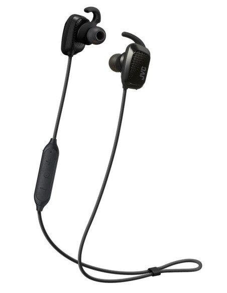 JVC HA-ET65BV-B Auriculares gancho de oreja, Dentro de oÍ­do, Banda para cuello Bluetooth Negro