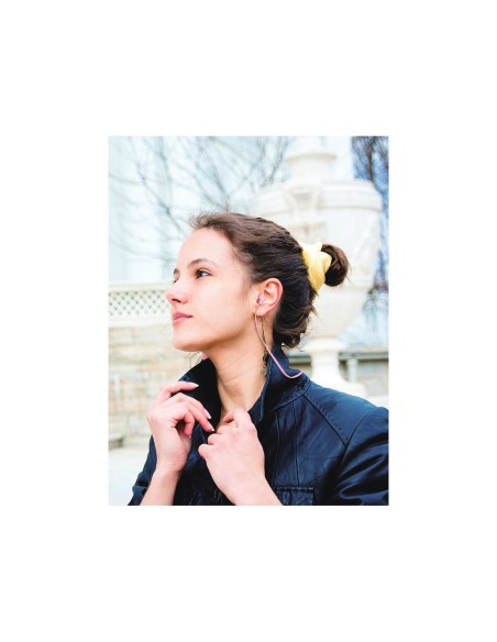 JVC HA-FX21BT-PE Auriculares Dentro de oÍ­do, Banda para cuello Bluetooth Rosa