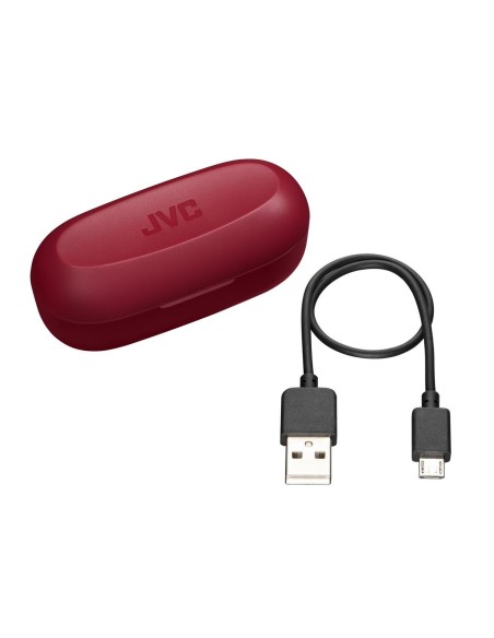 JVC HA-A8T-R Auriculares True Wireless Stereo (TWS) Dentro de oÍ­do Música Bluetooth Rojo