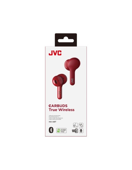 JVC HA-A8T-R Auriculares True Wireless Stereo (TWS) Dentro de oÍ­do Música Bluetooth Rojo