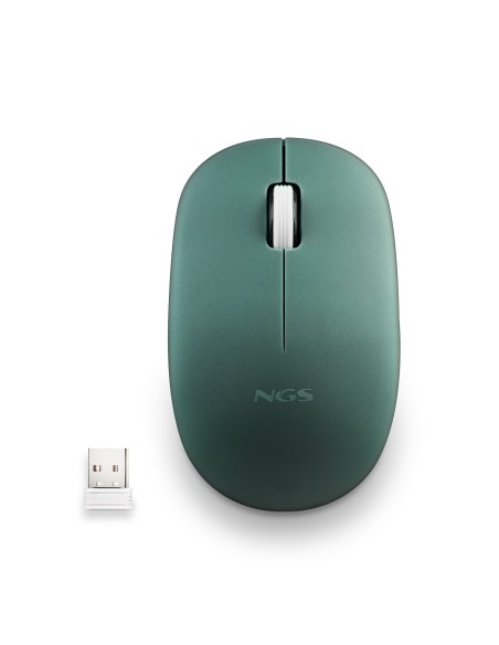 RATON NGS INALAMBRICO FOG PRO GREEN USB 1000DPI