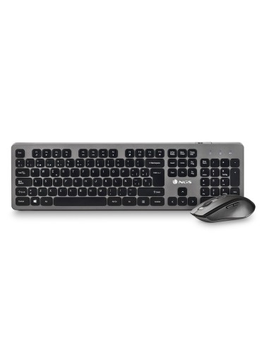 TECLADO NGS RATON IDOL KIT INALAMBRICO MULTIMEDIA USB