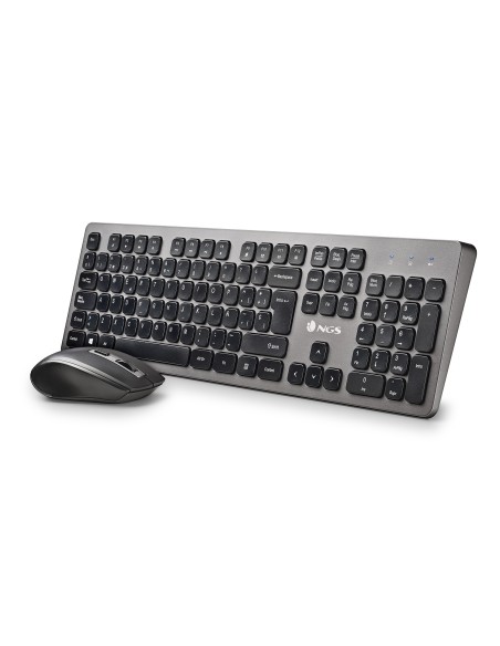 TECLADO NGS RATON IDOL KIT INALAMBRICO MULTIMEDIA USB