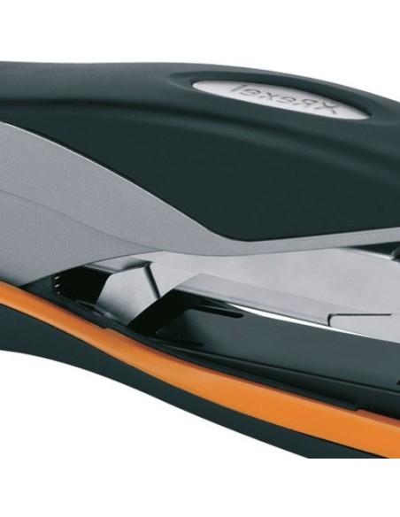 Rexel Grapadora Optima 40 sin esfuerzo plateada negra