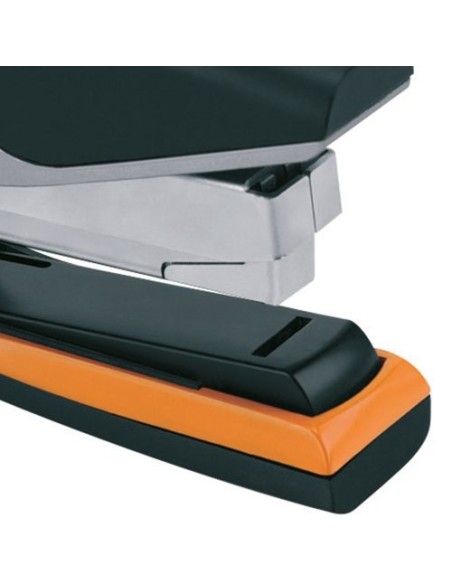 Rexel Grapadora Optima 40 sin esfuerzo plateada negra