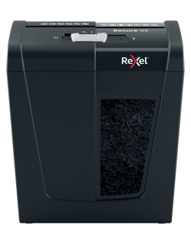 Rexel Secure S5 triturador de papel Corte en tiras 70 dB Negro