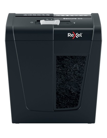 Rexel Secure S5 triturador de papel Corte en tiras 70 dB Negro