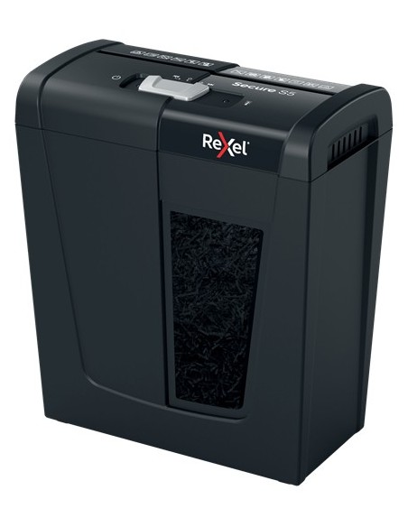 Rexel Secure S5 triturador de papel Corte en tiras 70 dB Negro