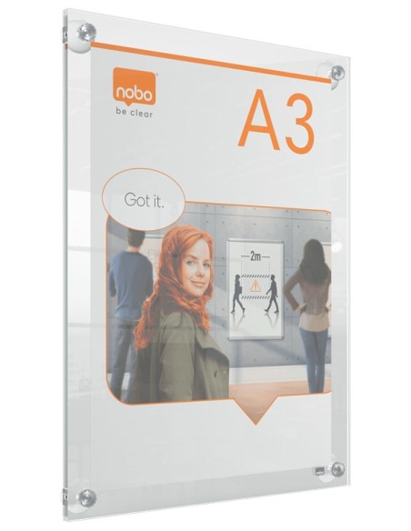 Nobo Premium Plus A3 pizarrón blanco 420 x 297 mm AcrÍ­lico