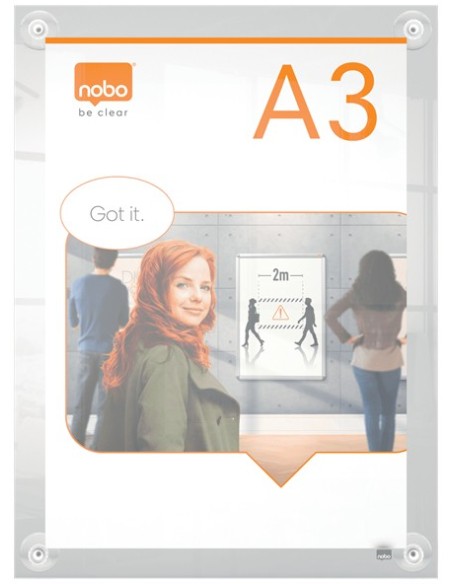 Nobo Premium Plus A3 pizarrón blanco 420 x 297 mm AcrÍ­lico