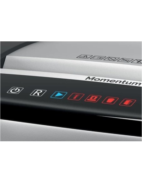 Rexel M515 triturador de papel Microcorte 60 dB 23 cm Negro, Plata