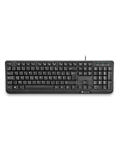 NGS FunkyV3, AZERTY, FR teclado USB Francés Negro