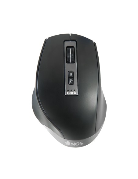 NGS SPELL KIT teclado Ratón incluido USB + Bluetooth AZERTY Francés Negro