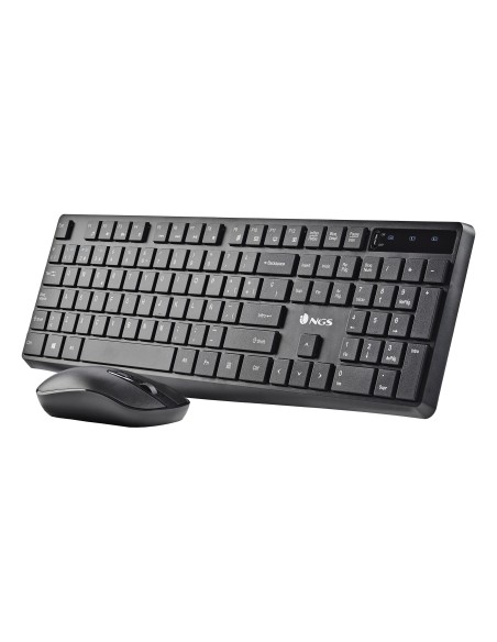 NGS HYPE KIT, QWERTY, PT teclado Ratón incluido Bluetooth Portugués Negro